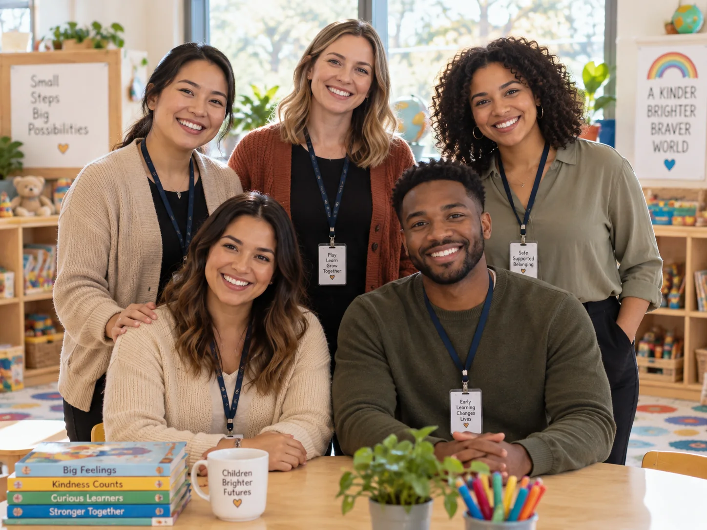 Teacher leading a classroom